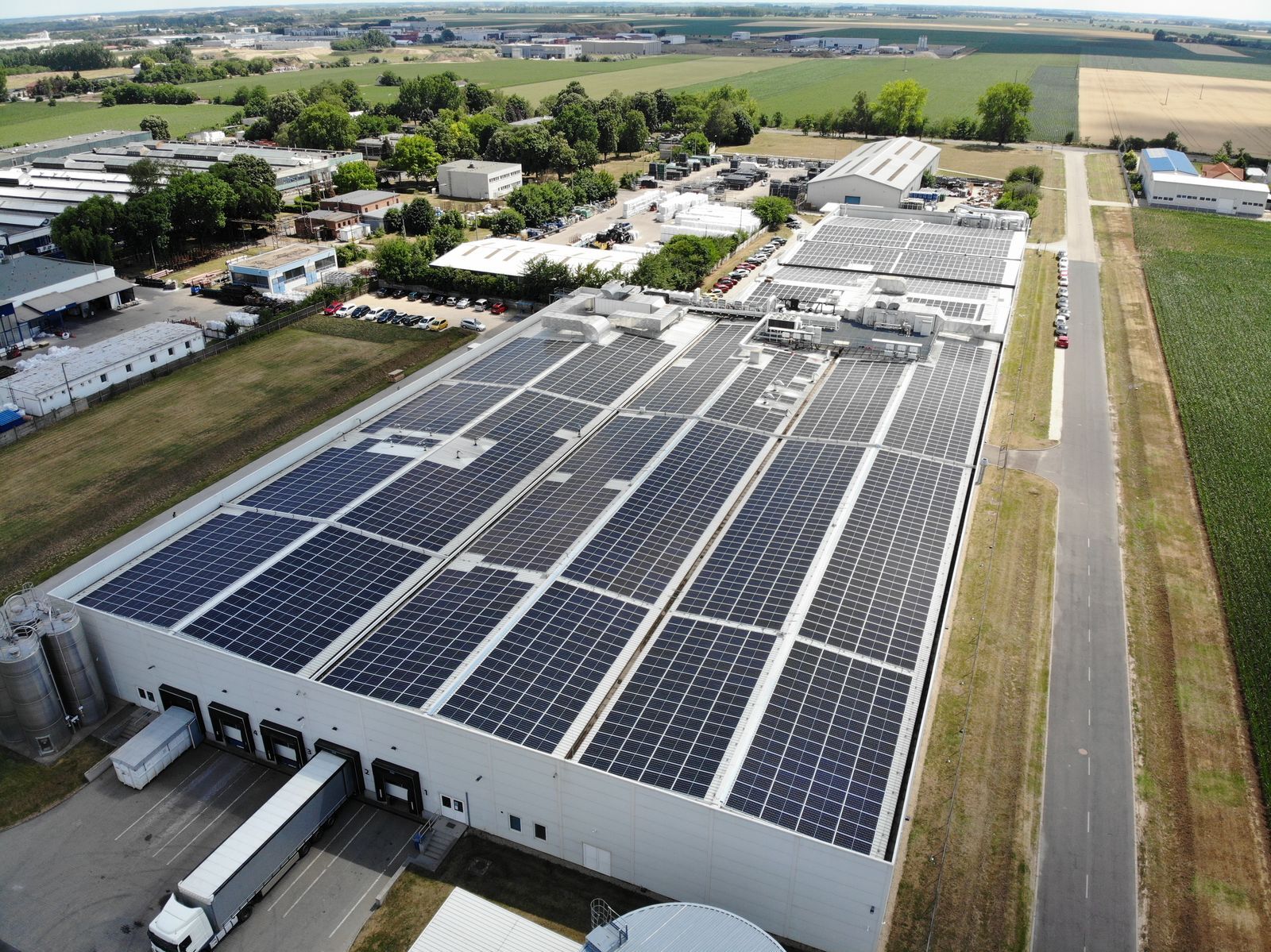 Neopac Solar Panel Project in Hungary Facility